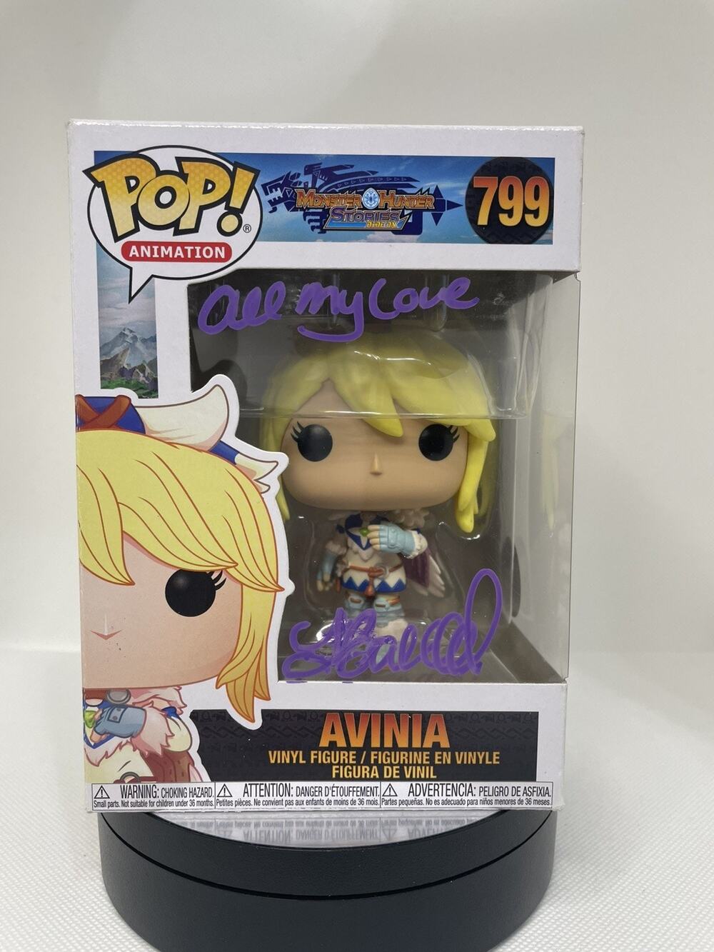 Tia Ballard Funko Pop Avinia #799 Signed Funko Pop Certified Autograph